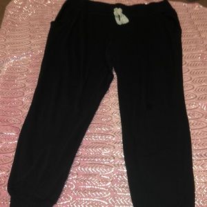 Black joggers